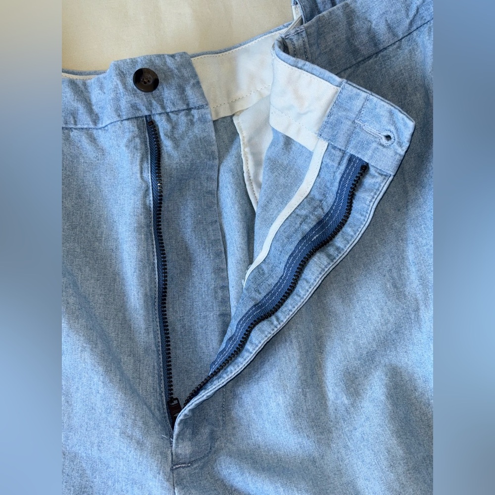 Hangar Generations Dallas TX Men's Light Blue Chinos Size 38 X 31 - Picture 12 of 16